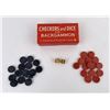 Coca Cola Checkers and Dice for Backgammon