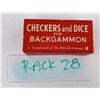 Image 6 : Coca Cola Checkers and Dice for Backgammon