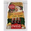 Image 1 : Coca Cola Host for the Holidays Santa Carton Sign