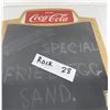 Image 4 : Coca Cola Chalkboard Store Display Sign