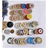 Image 3 : Collection of Poker Chips Wooden Nickels Tokens