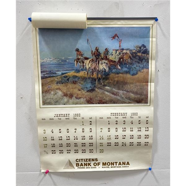 Charles M Russell Calendar Havre Montana