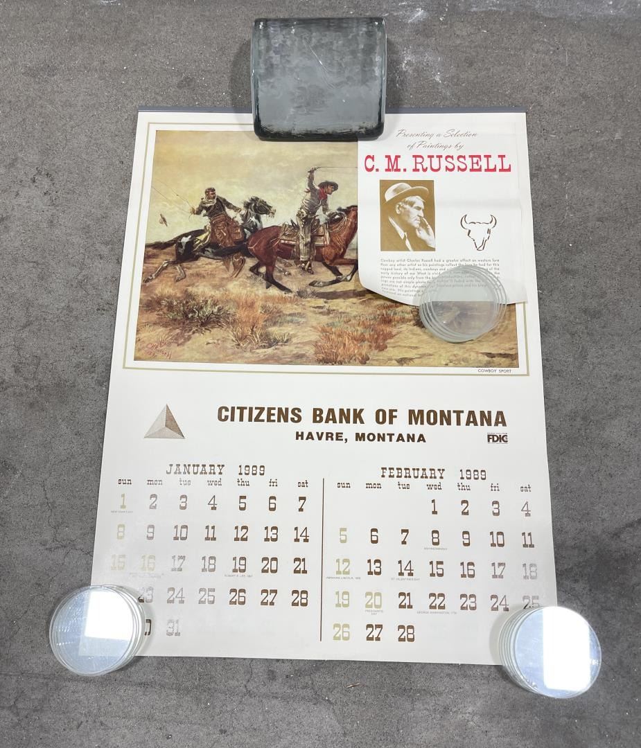 Charles M Russell Calendar Havre Montana
