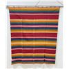 Image 2 : Woolrich Serape Pattern Pearce Wool Blanket
