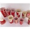 Image 3 : Collection of Paper Coca Cola Cups