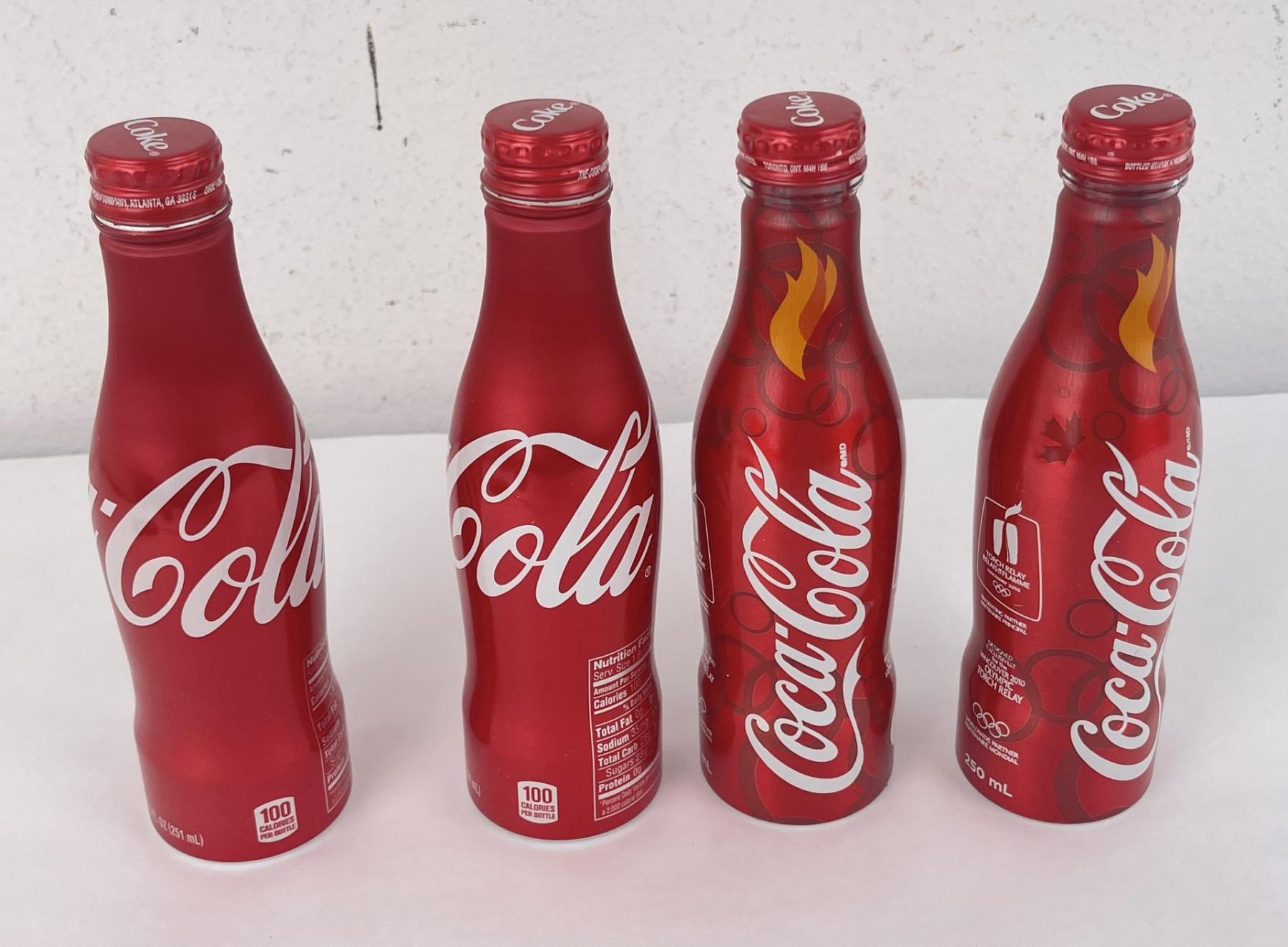 Coca Cola Olympics Aluminum Bottles