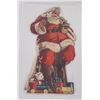 Image 1 : Coca Cola Cardboard Santa Store Display Sign