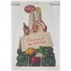 Image 1 : Coca Cola Cardboard Santa Carton Sign