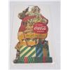 Image 1 : Coca Cola Cardboard Santa Store Display Sign