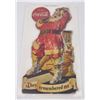 Image 1 : Coca Cola Cardboard Santa Store Display Sign
