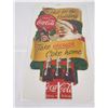 Image 1 : Coca Cola Cardboard Santa Carton Sign