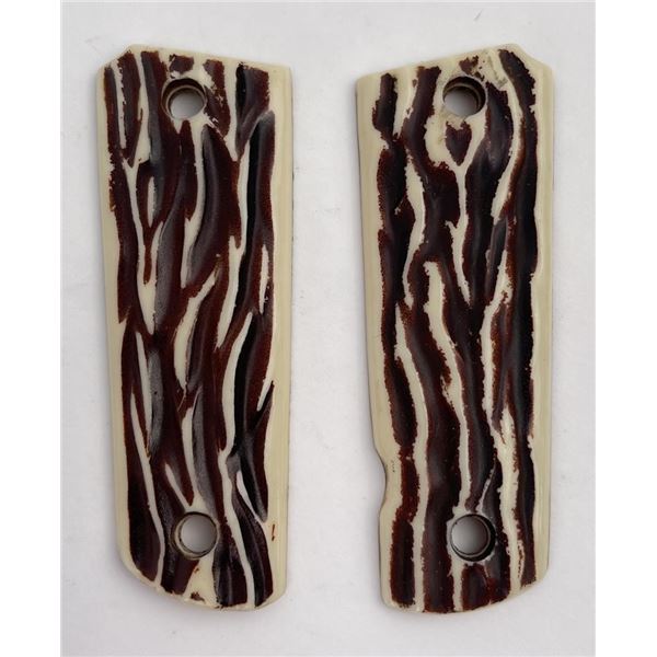 Colt 1911 Plastic Stag Pistol Grips