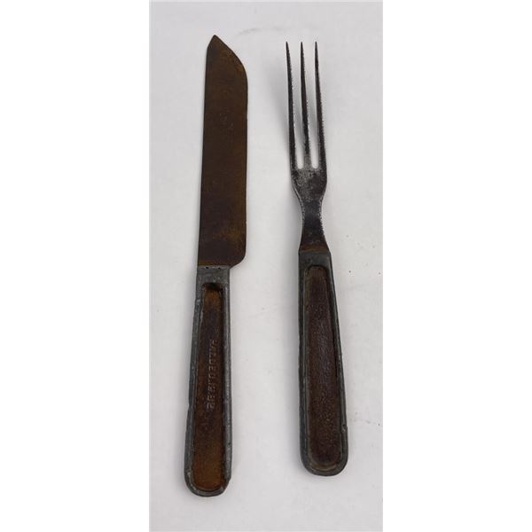 Spanish American War Mess Kit Knife Fork