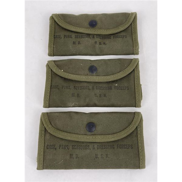 WW2 US Navy Combat Medics Scissor Dressing Cases