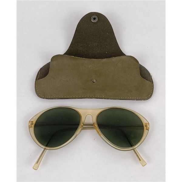 WW2 1944 Dated Sunglasses in Case
