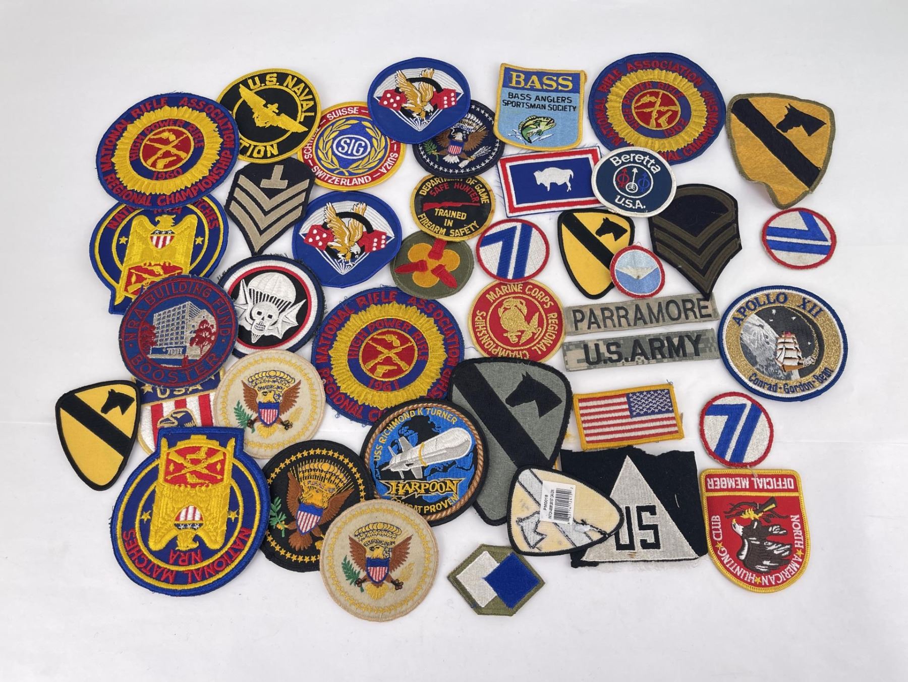 Collection of US Army Shoulder Patches