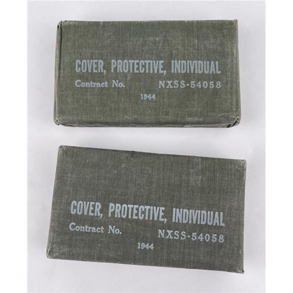 WW2 Gas Poncho Pair Deadstock
