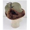 Image 4 : WW2 USMC Marine Corps Winter Hat Cap