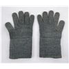 Image 2 : WW2 US Navy Grey Wool Deck Gloves