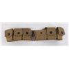 Image 1 : WW1 WWI 9 Pocket Cavalry Cartridge Belt Dated 1918