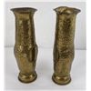 Image 2 : Pair of WWI WW1 6lb Navy Trench Art Shells
