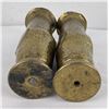 Image 5 : Pair of WWI WW1 6lb Navy Trench Art Shells