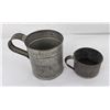 Image 2 : Original Civil War Union Army Tin Drinking Cups