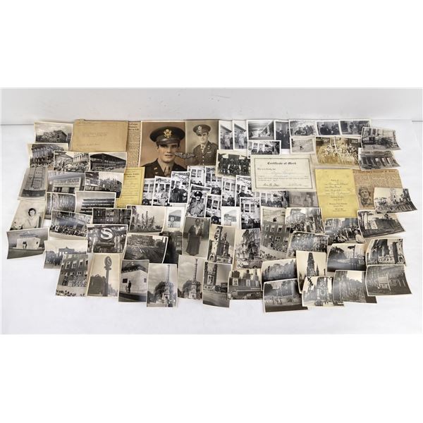 Large Grouping of Named WW2 Images