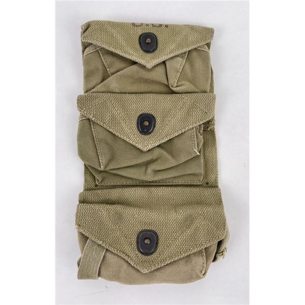 WW2 JQMD 1944 3 Pocket Mark II Hand Grenade Pouch