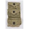 Image 1 : WW2 JQMD 1944 3 Pocket Mark II Hand Grenade Pouch