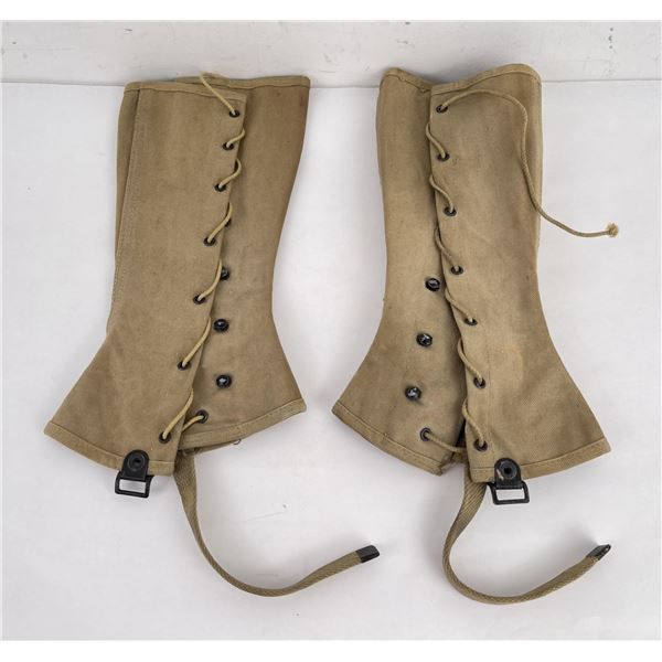 WW2 USMC Canvas Leggings