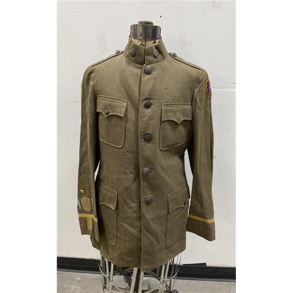 Post WW1 WWI US Army ROTC Cadet Blouse Uniform