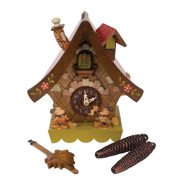 Mickey And Minnie "Yoo-Hoo" Clock.