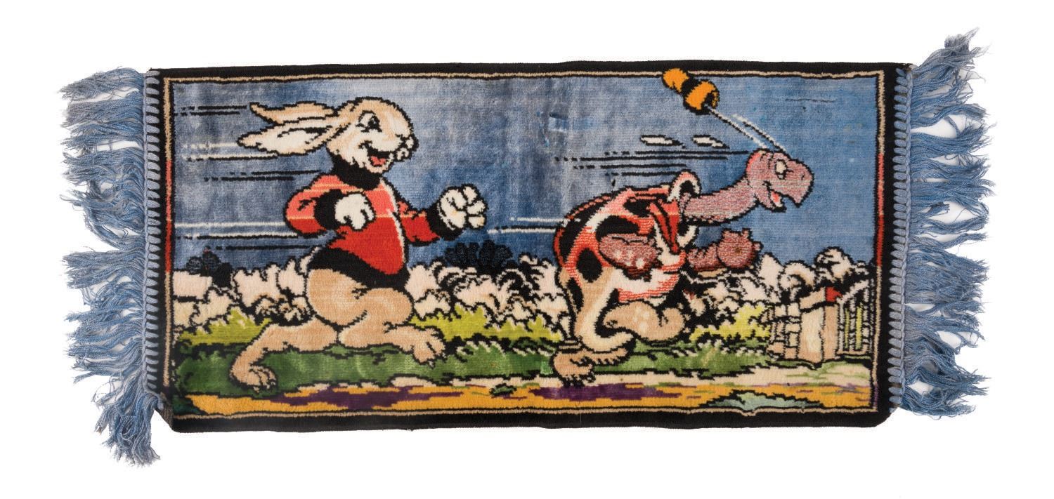 A Tortoise and the Hare Italian Rug.