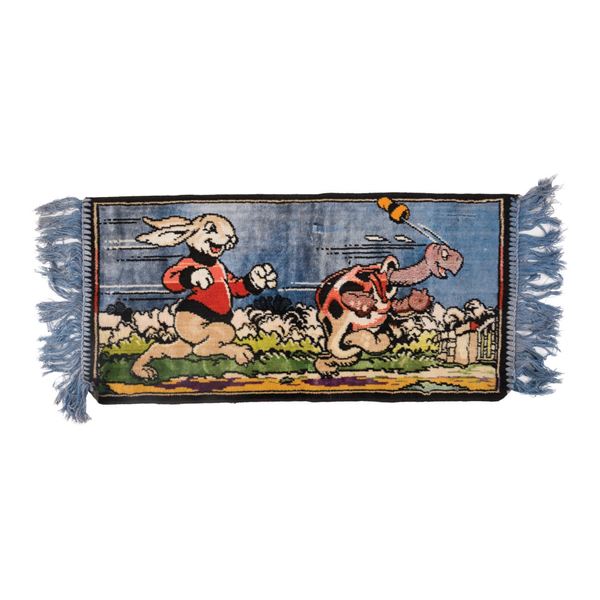 A Tortoise and the Hare Italian Rug.