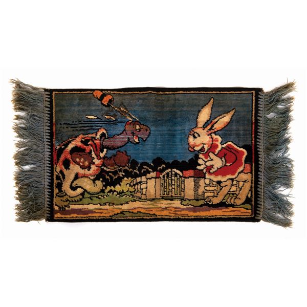 A Tortoise and the Hare Italian Rug.