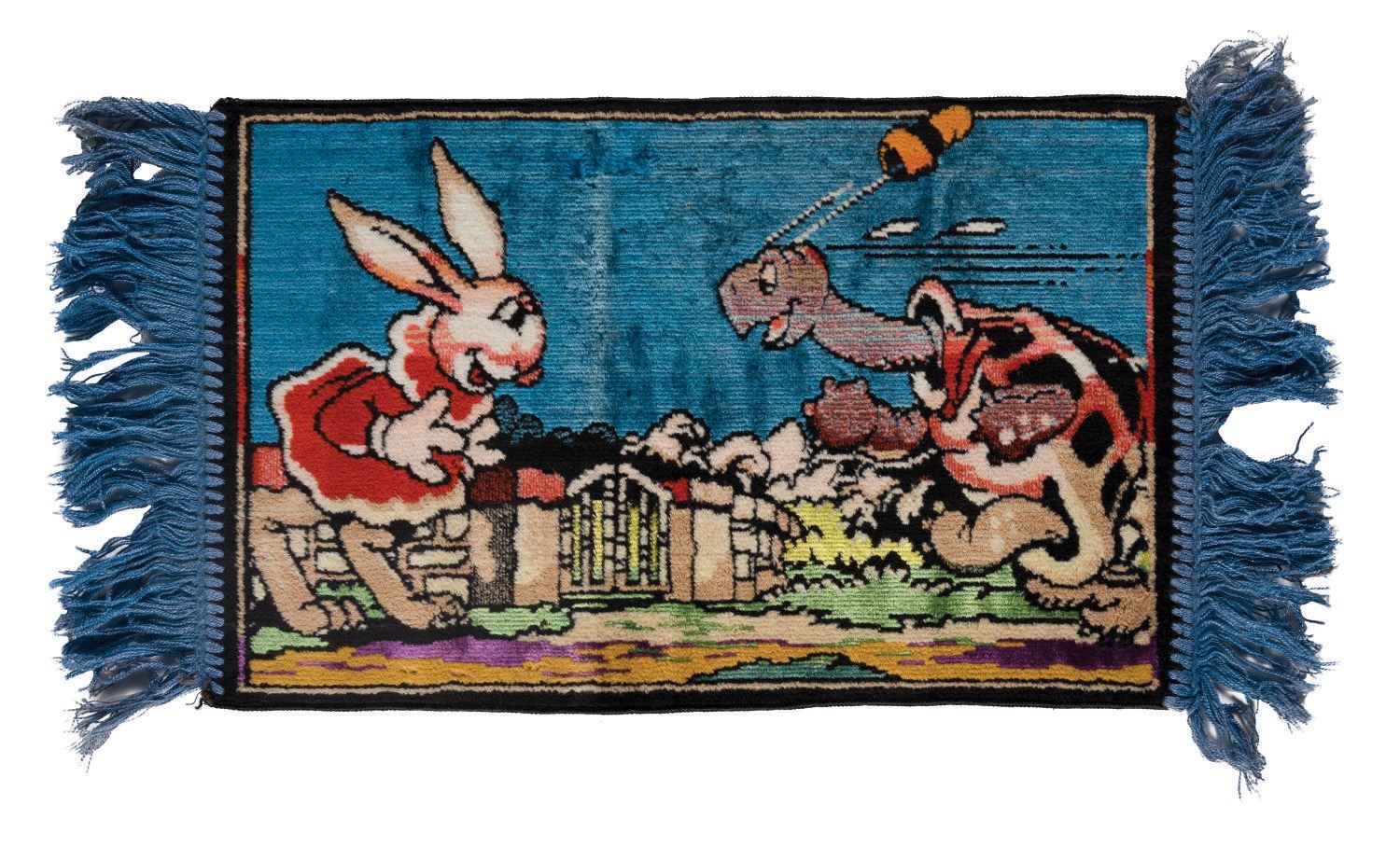 A Tortoise and the Hare Italian Rug.