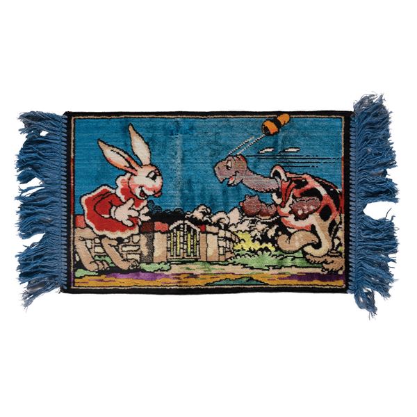 A Tortoise and the Hare Italian Rug.