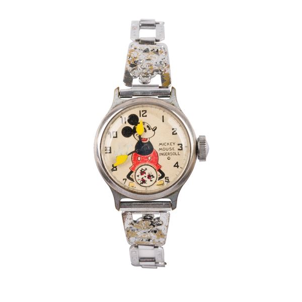 An Ingersoll Mickey Mouse Wristwatch.