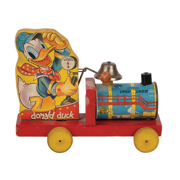 A Fisher Price Donald Pull Toy.