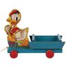 Image 1 : Donald Duck Cart Pull Toy Fisher Price #544.