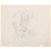 Image 1 : Production Drawing from "Mother Goose Goes Hollywood."
