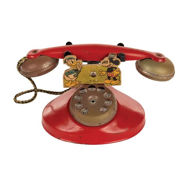 A Mickey & Donald Toy Telephone.