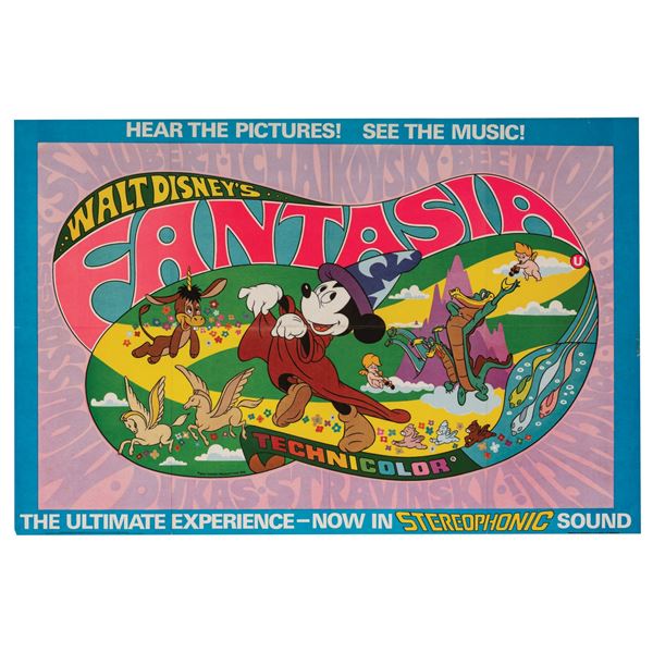A "Fantasia" British Quad Poster.