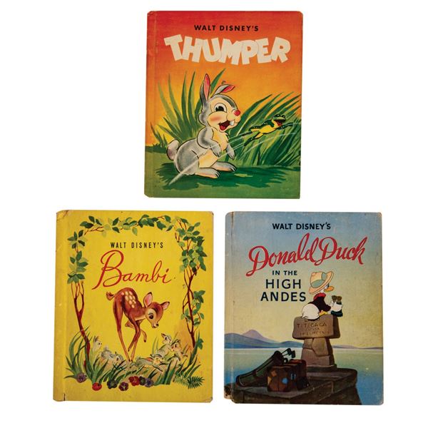 Collection of (3) Disney Story Books.