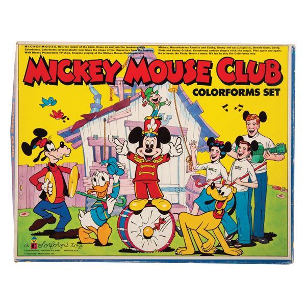Mickey Mouse Club Colorforms Set.