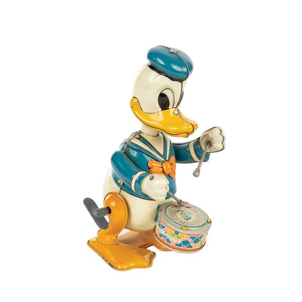 A Donald Duck Drummer by LineMar Toys.