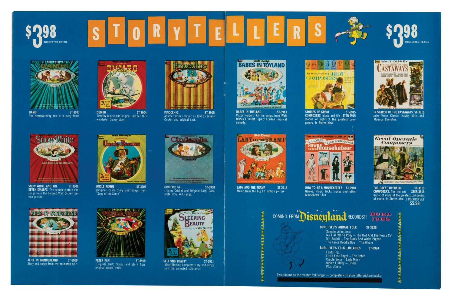 A 1964 Disneyland Records Catalog.