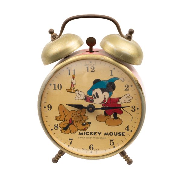 A Bradley Mickey Mouse Alarm Clock.