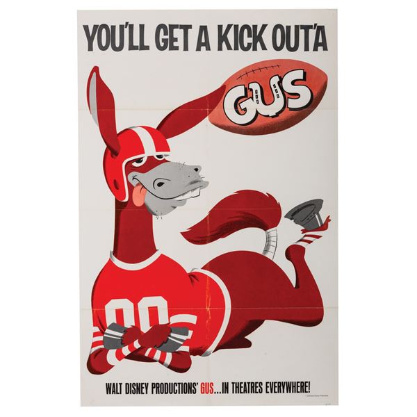 An Original "Gus" One Sheet Poster.
